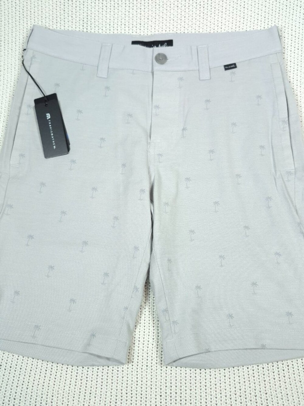 Travis Mathew Resort to This Shorts Heather Microchip Stretch Size 30 Inseam 9"